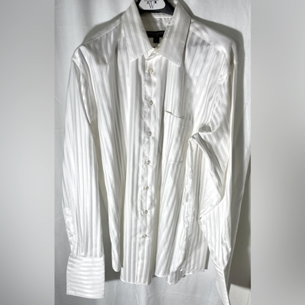 PRONTOUOMO COUTURE MENS DRESS SHITT SIZE 16.5 36/37 TALL